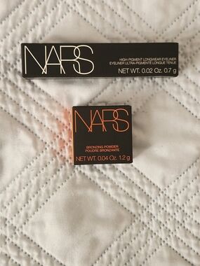 NARS Travel Duo: Mini Laguna Bronzer & High-Pigment Longwear Eyeliner NIB